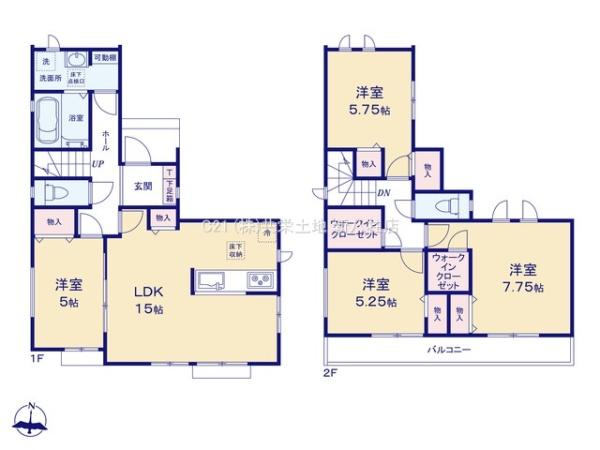 松戸市中金杉4丁目　A号棟　新築戸建