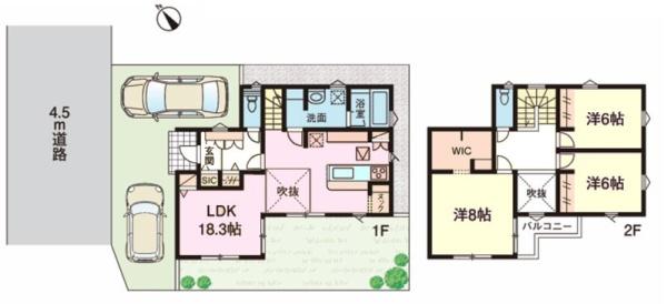 鎌ケ谷市鎌ケ谷7丁目　2号棟　新築戸建