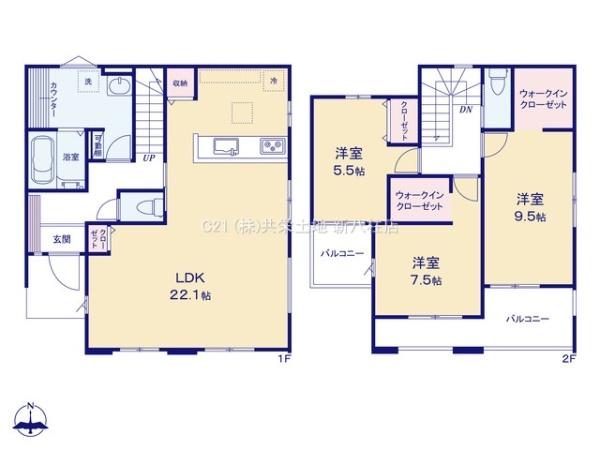 流山市松ケ丘17期　新築戸建