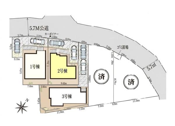 我孫子市台田4期　2号棟　新築戸建