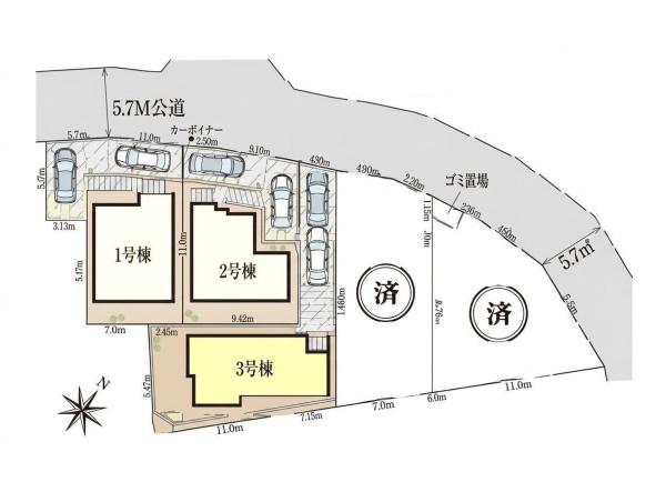 我孫子市台田4期　3号棟　新築戸建