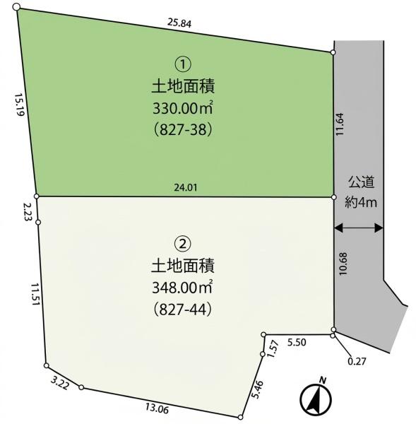 松戸市和名ケ谷　①　土地