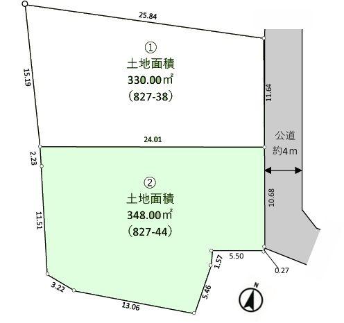 松戸市和名ケ谷　②　土地
