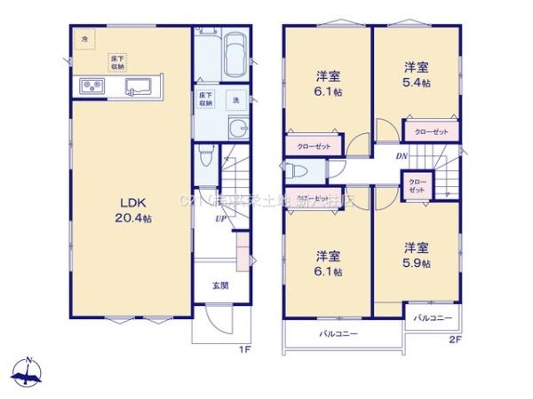 柏市つくしが丘２丁目の新築一戸建