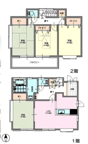 鎌ケ谷市鎌ケ谷9丁目　中古戸建