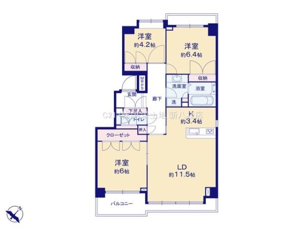パークハウス新松戸３１１
