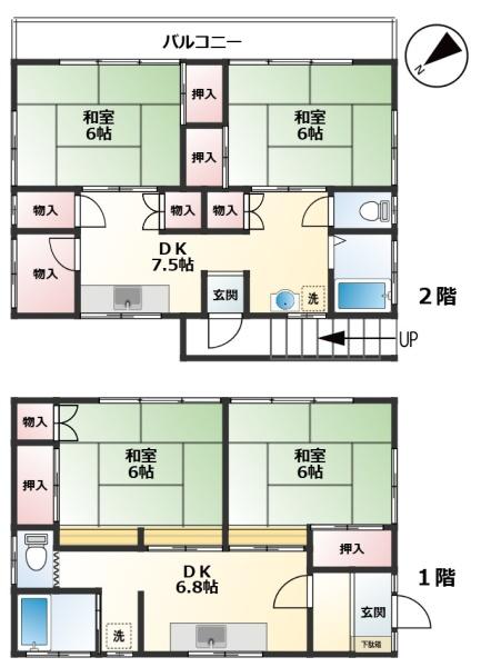 松戸市常盤平西窪町の中古一戸建