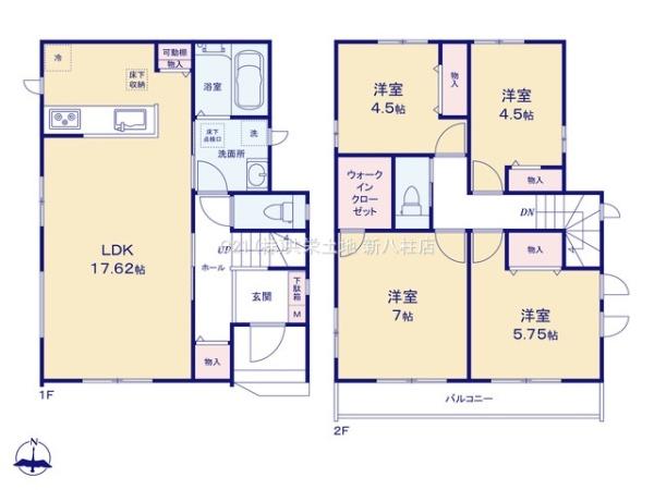 松戸市中金杉4丁目115番　M号棟　新築戸建