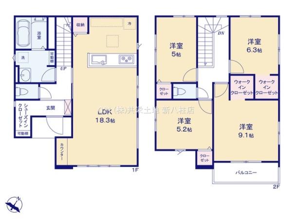 松戸市大金平４丁目の新築一戸建