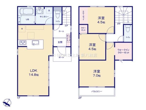 柏市西原2期　新築戸建
