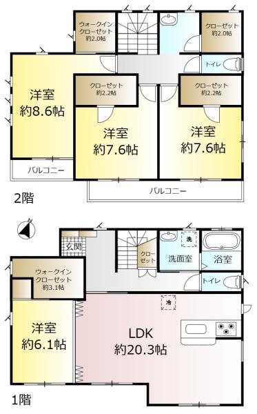 松戸市牧の原２丁目の中古一戸建て