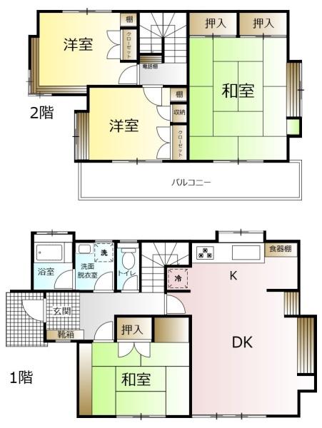 流山市西深井　古屋付き土地