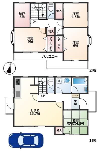 松戸市古ケ崎２丁目の中古一戸建て