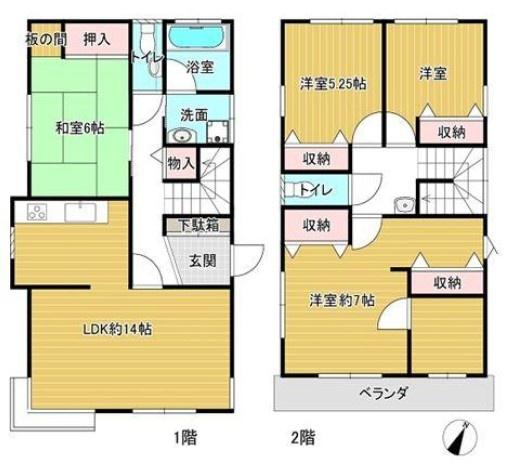 松戸市六高台7丁目の中古一戸建