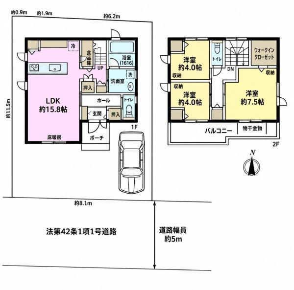 鎌ケ谷市中佐津間１丁目の中古一戸建