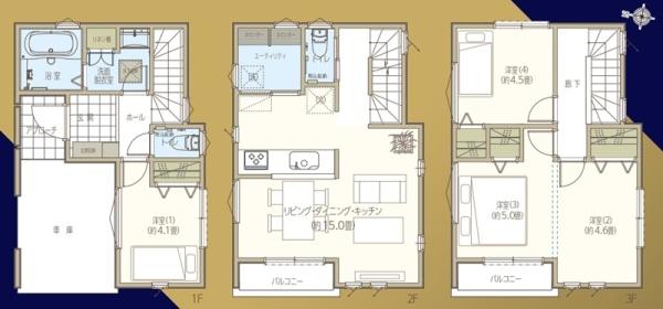 逗子市久木９丁目の新築一戸建