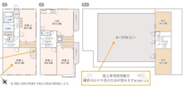 雪ノ下横小路ハイツ1号棟D