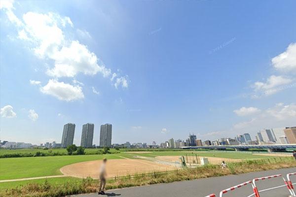 「六郷土手」新築分譲住宅(多摩川六郷橋緑地野球場)