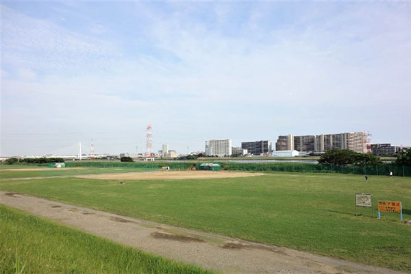 レック東多摩川スカイハイツ2号館(多摩川大師橋緑地)