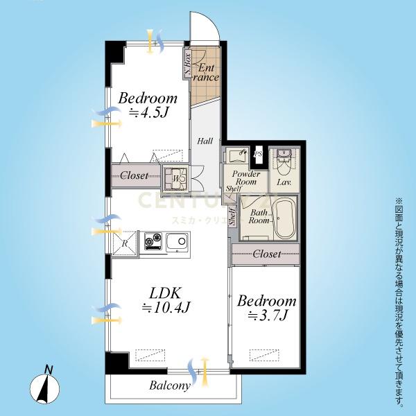 パレドール上用賀(間取り)