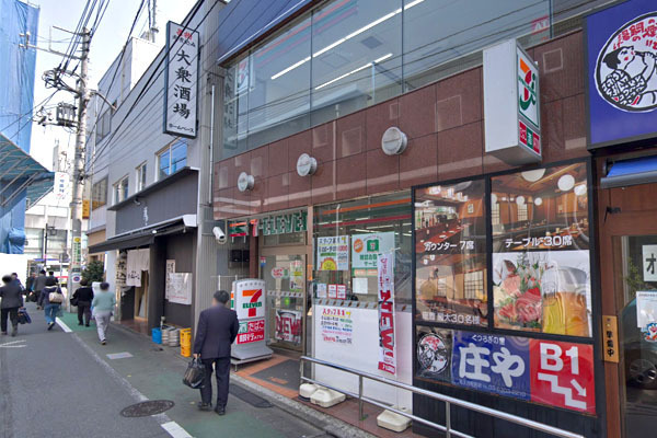 コートヤード祐天寺(セブンイレブン目黒祐天寺店)