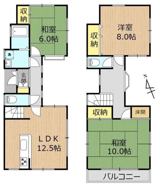 青梅市長淵４丁目の中古一戸建て