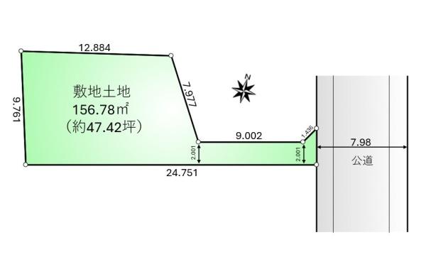 青梅市東青梅2丁目売地