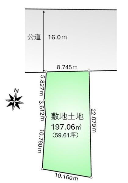 青梅市東青梅６丁目の土地