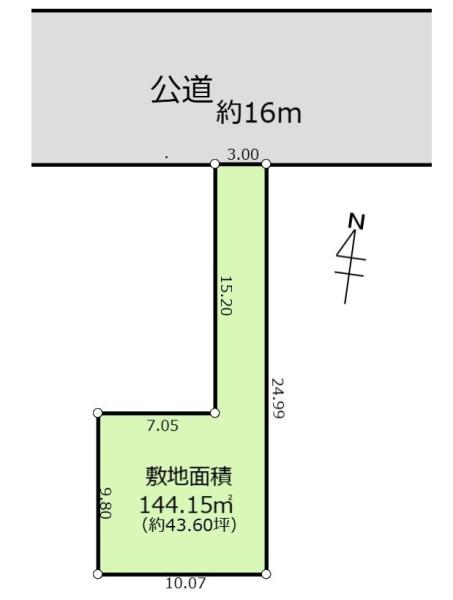 青梅市野上町２丁目の土地