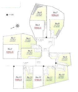 上矢部町売地6区画