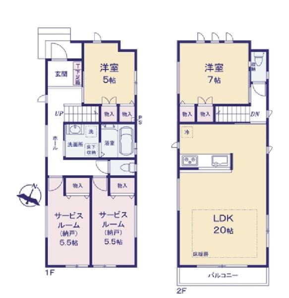 藤が岡２丁目新築戸建1号棟