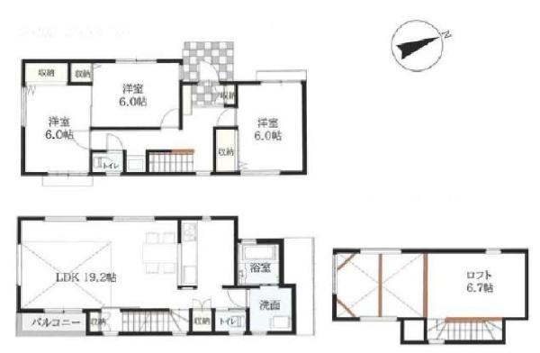 亀井野四丁目新築戸建D号棟