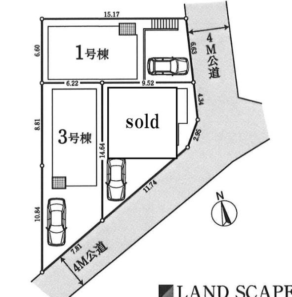 白百合2丁目新築戸建1号棟