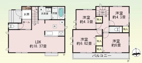 亀井野新築戸建1号棟