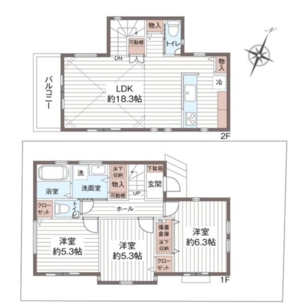 弥勒寺3丁目新築戸建A号棟