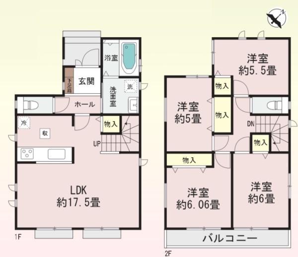 白百合2丁目新築戸建A号棟