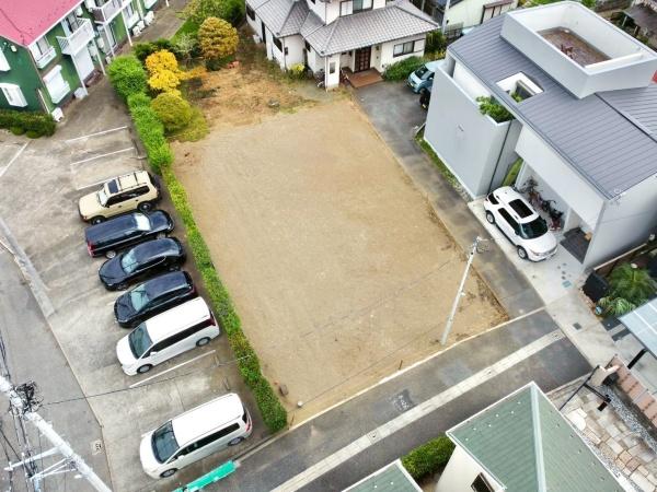 茅ヶ崎市浜竹3丁目の土地(現地土地写真)
