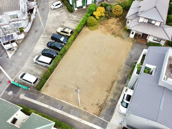 茅ヶ崎市浜竹3丁目の土地(現地土地写真)