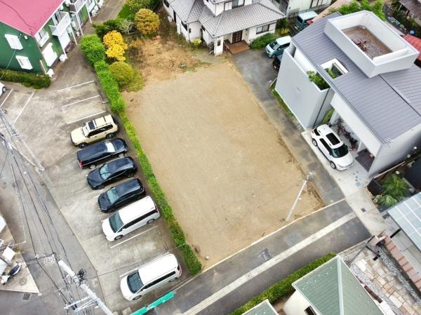 茅ヶ崎市浜竹3丁目の土地(現地土地写真)