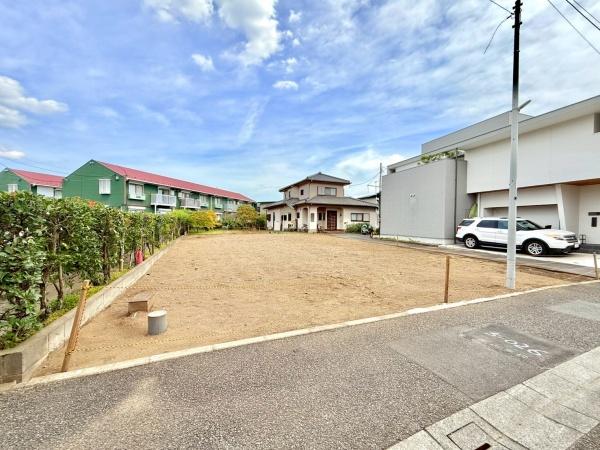 茅ヶ崎市浜竹3丁目の土地(現地土地写真)