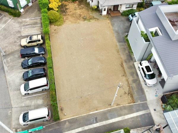 茅ヶ崎市浜竹3丁目の土地(現地土地写真)