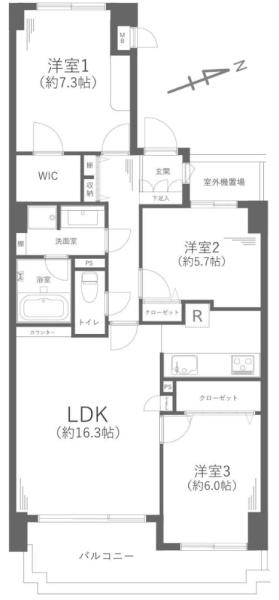 コスモ東戸塚グランパルクＡ棟