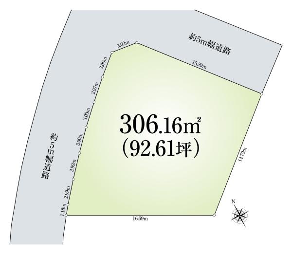 鎌倉市七里ガ浜東３丁目の土地