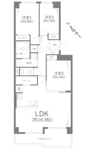 ヒルズ南戸塚プリメゾン1号棟