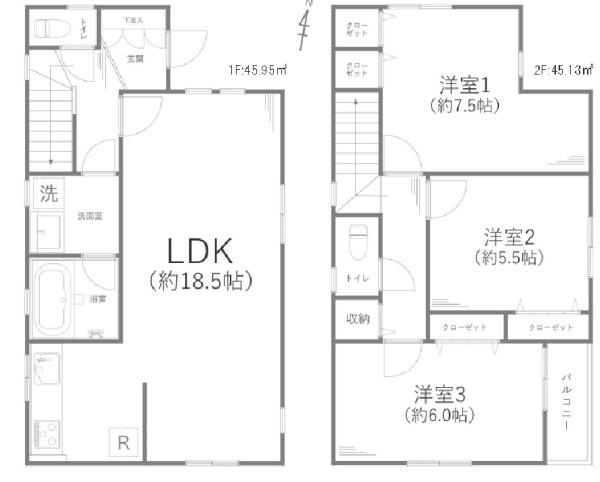 横浜市戸塚区戸塚町の中古一戸建て