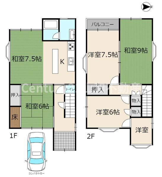 亀岡市篠町広田２丁目の中古一戸建て