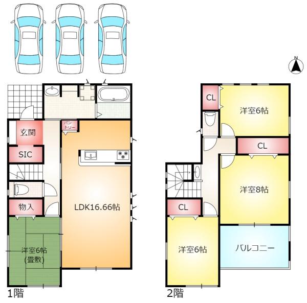 園部町横田5号４号棟（新築一戸建）