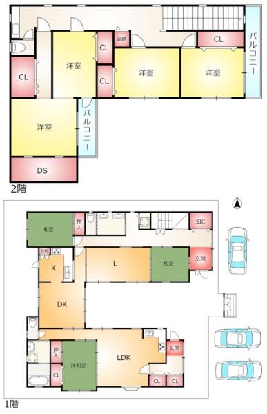 南丹市園部町小山東町平成台２号の中古一戸建て