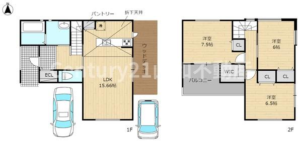 亀岡駅北ソダチマチ4街区5号地（築浅物件）