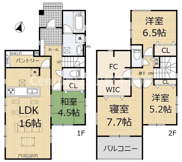 GranFelidia千代川町今津②号棟（新築一戸建）